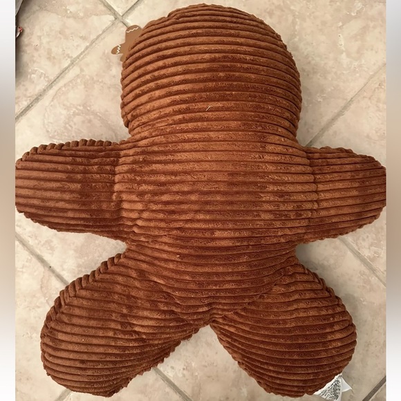 Gingerbread Pillow pink cheeks